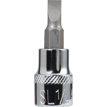 Channellock Standard 3/8 In. Drive 1/4 In. Slotted Screwdriver Bit Socket 371149